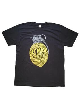 Portal 2 Aperture Laboratories Get Mad Lemon Quote T-Shirt Men's 2XL Graphic Tee